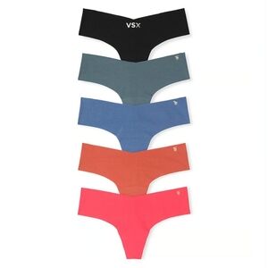 Victoria's Secret No Show Thong Panty 5 Pack.